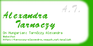 alexandra tarnoczy business card